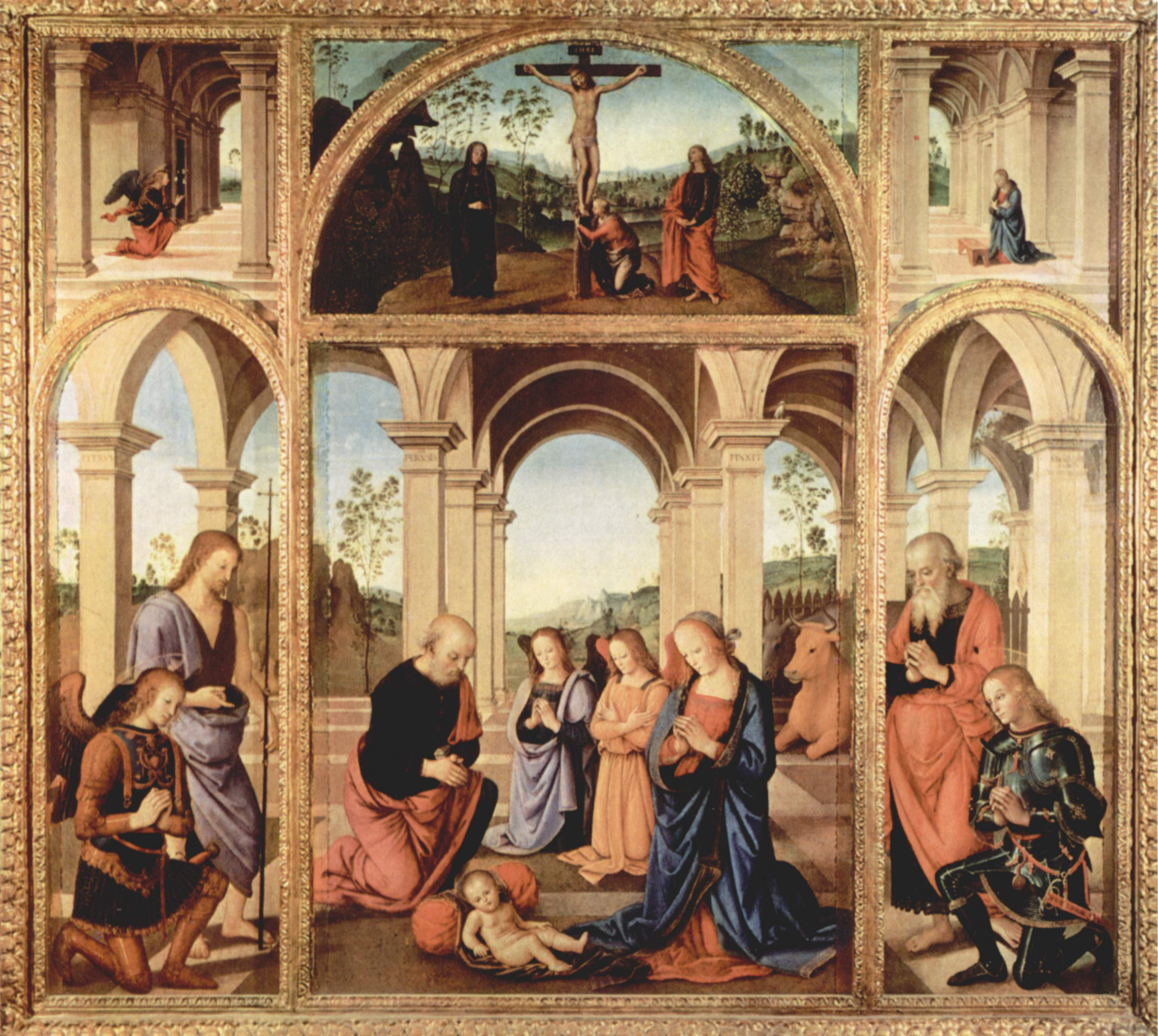 Pietro Perugino Albani Torlonia Polyptych